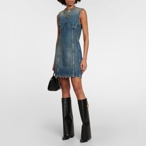 GIVENCHY Denim Mini Dress - MILITARY BLUE - NEW WITH TAGS